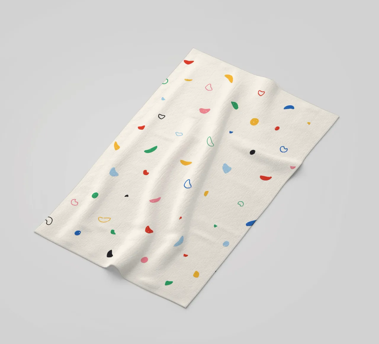 Parete di arrampicata colorata telo mare da justclimberthings