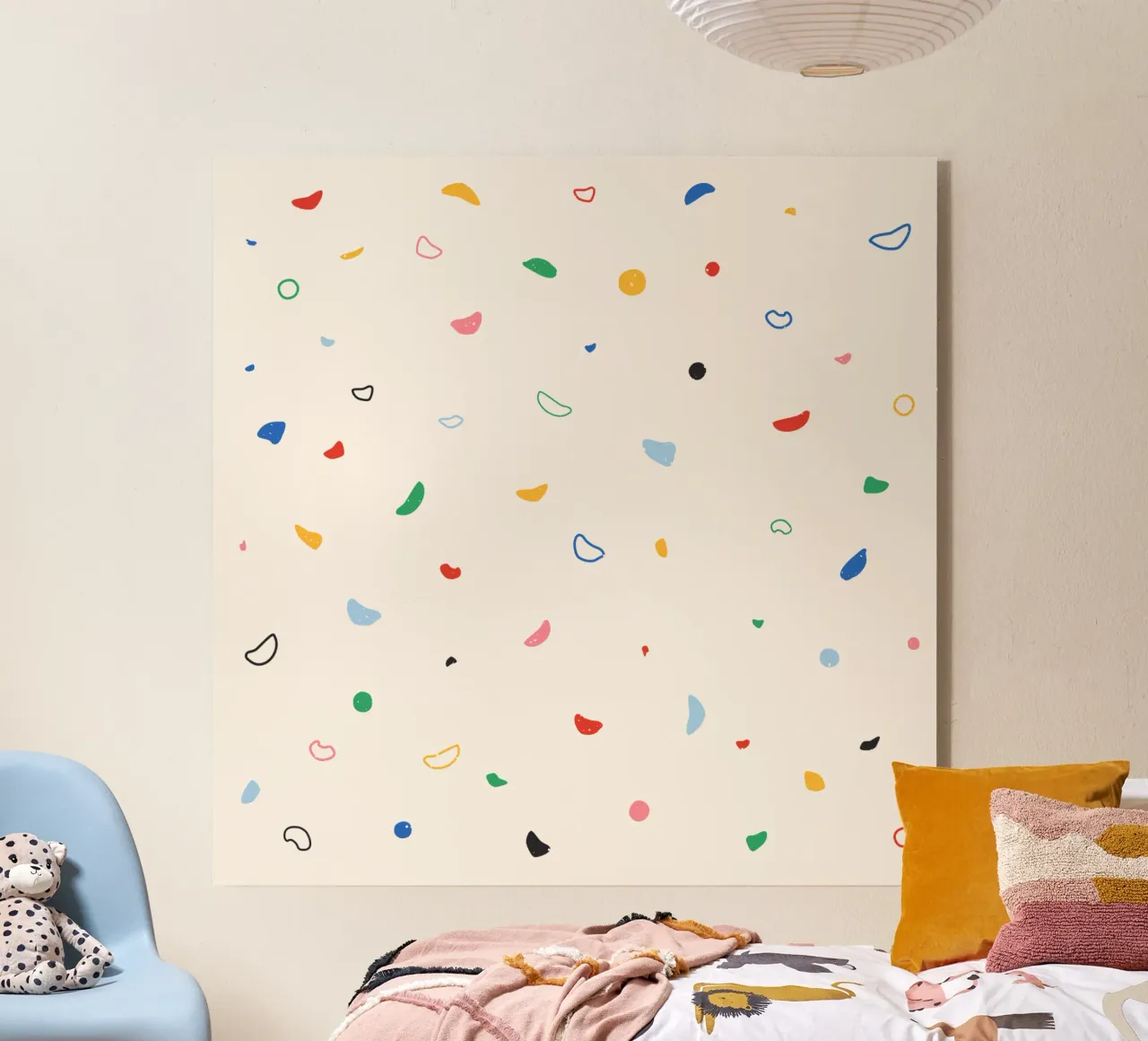 Parete di arrampicata colorata plexiglass da justclimberthings