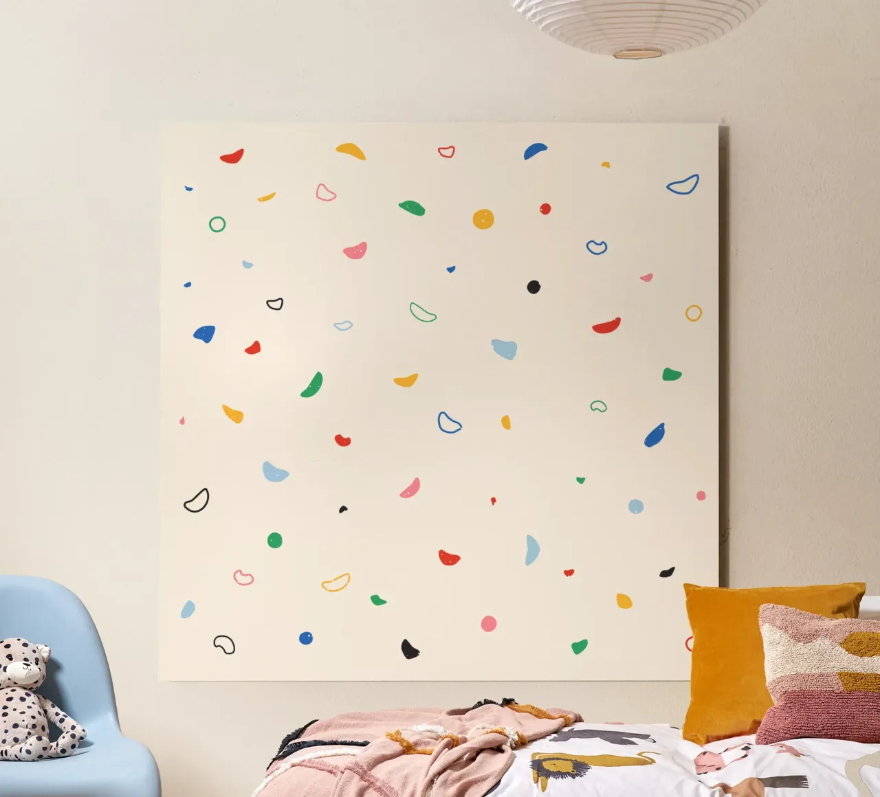 Parete di arrampicata colorata alluminio dibond da justclimberthings