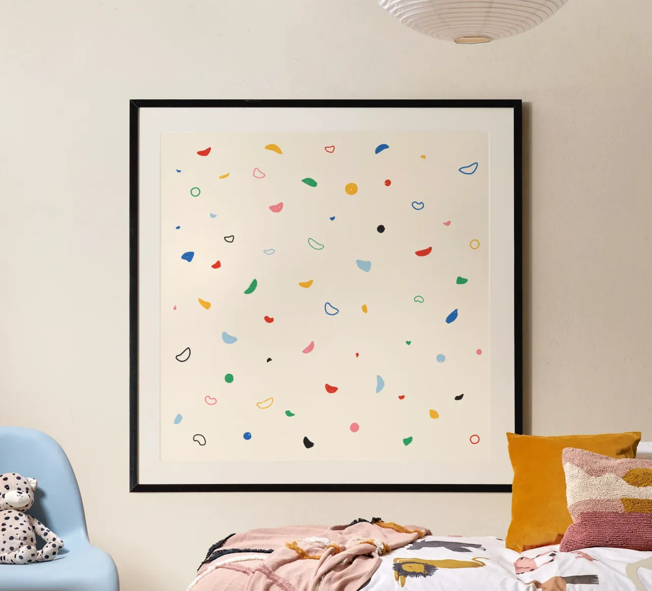 Parete di arrampicata colorata poster da justclimberthings