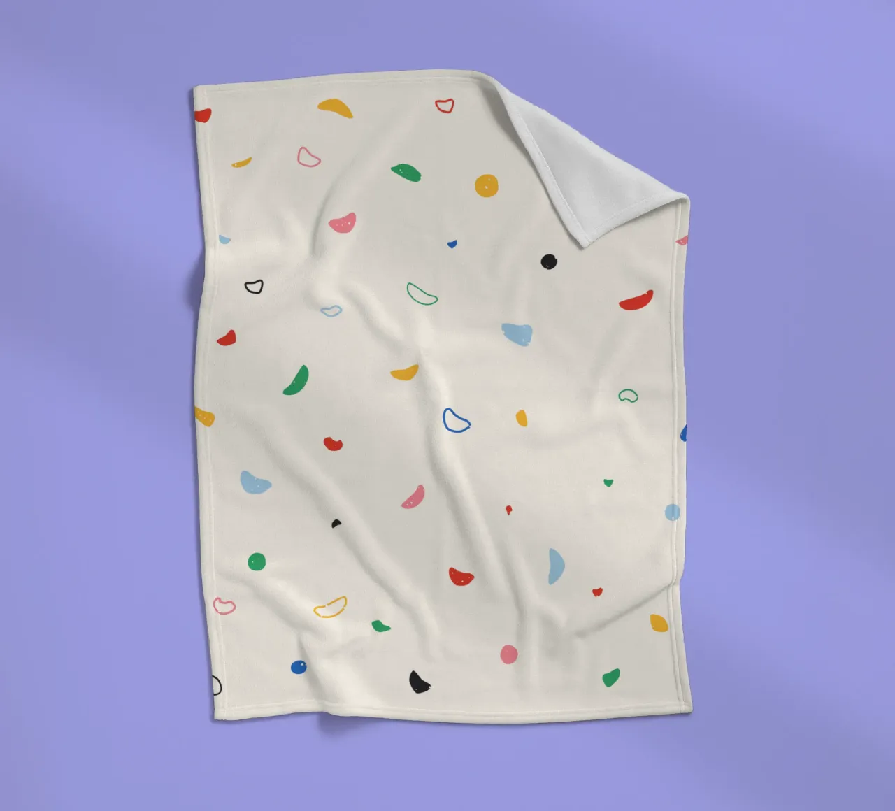Colorful Climbing Wall fleece blanket by justclimberthings