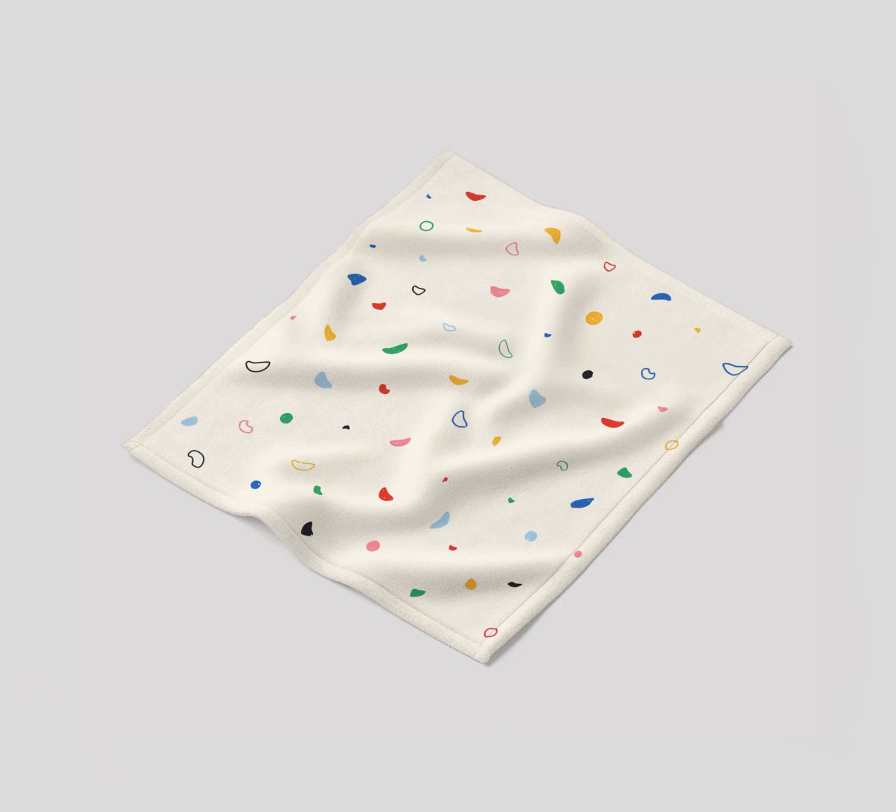 Parete di arrampicata colorata coperta in pile da justclimberthings