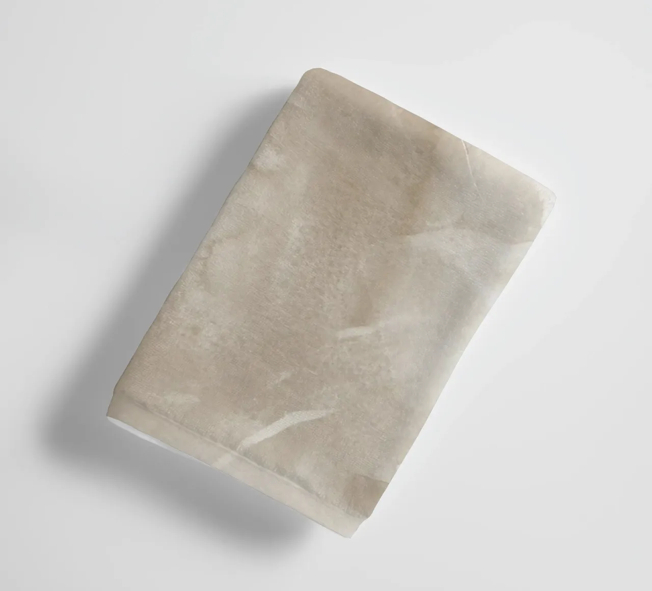 Pennellate astratte beige 1 asciugamano da bagno da NouveauPrints