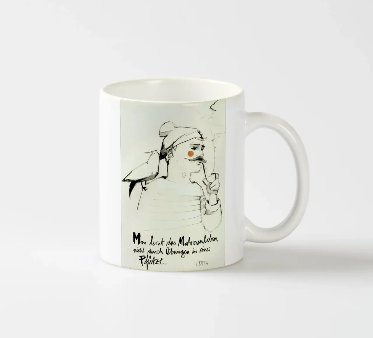 Matrosenleben tazza in ceramica da Ekaterina Koroleva