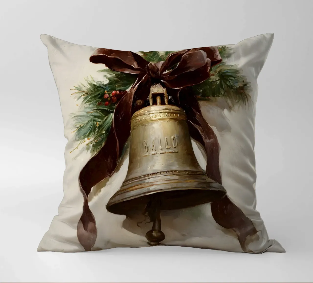 Campana di Natale cuscino da IamHomeStudio