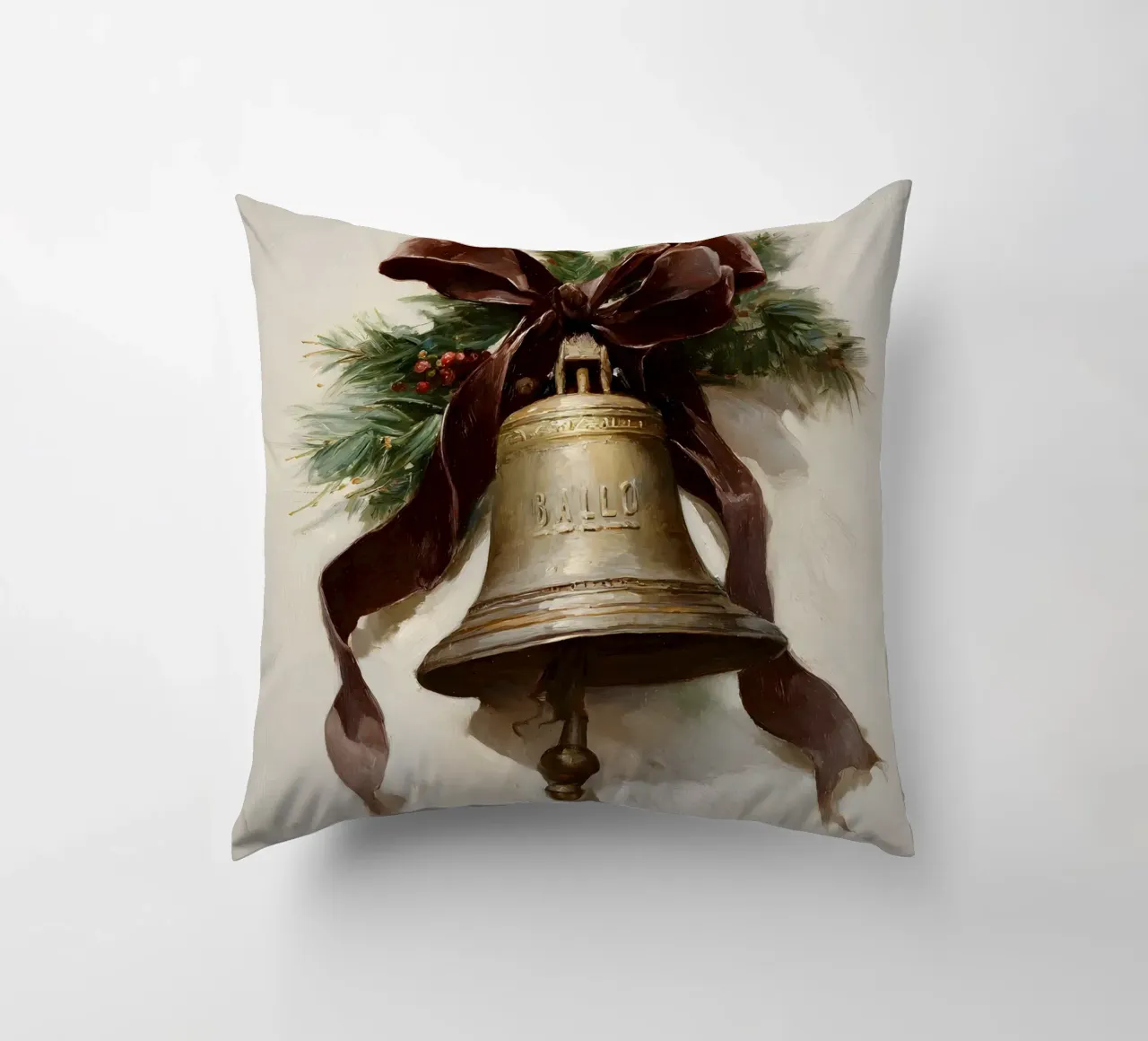 Campana di Natale cuscino da IamHomeStudio