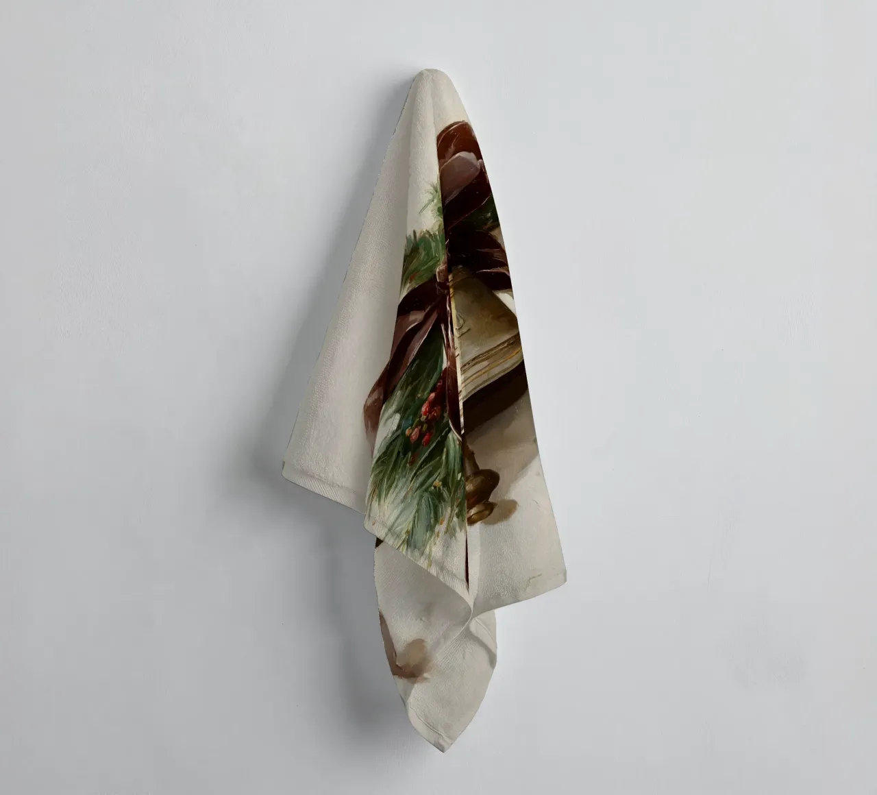 Campana di Natale asciugamano da bagno da IamHomeStudio