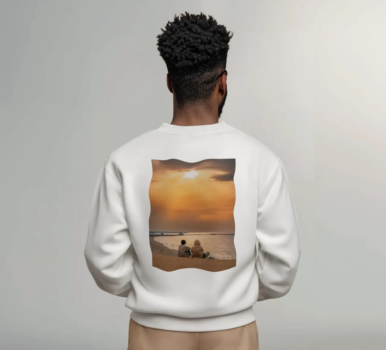 Tramonto nel deserto di Tottori, Giappone felpa da Marcel Bisig