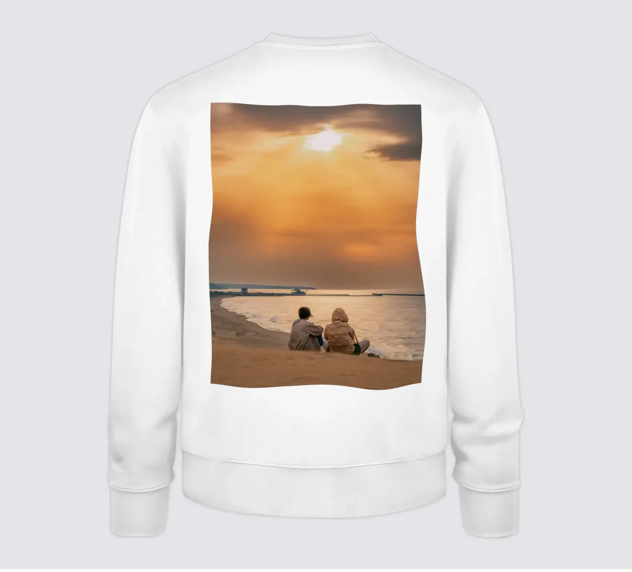 Tramonto nel deserto di Tottori, Giappone felpa da Marcel Bisig