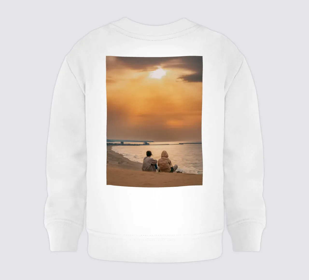 Tramonto nel deserto di Tottori, Giappone felpa neonato da Marcel Bisig