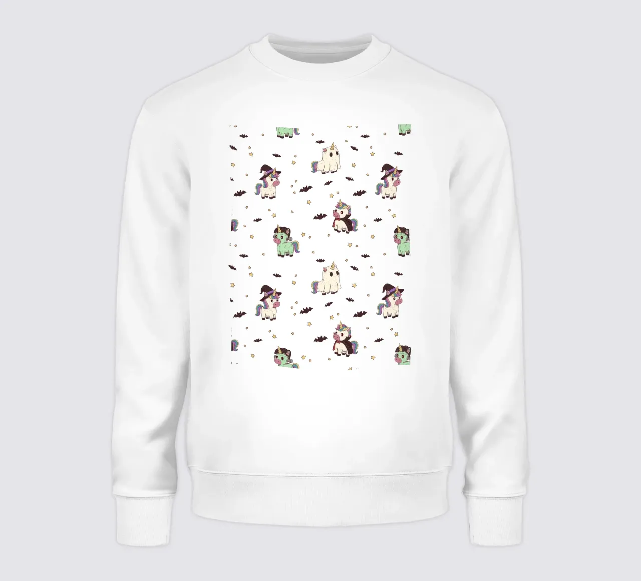 Halloween Unicorn Party Pattern sudadera de Loobs