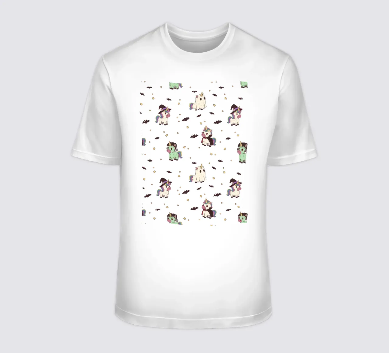 Halloween Unicorn Party Pattern camiseta de Loobs