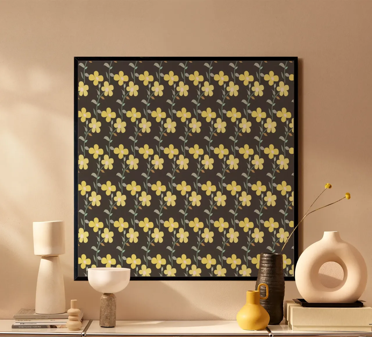 Floral Beat pattern poster by LaylaOzHome