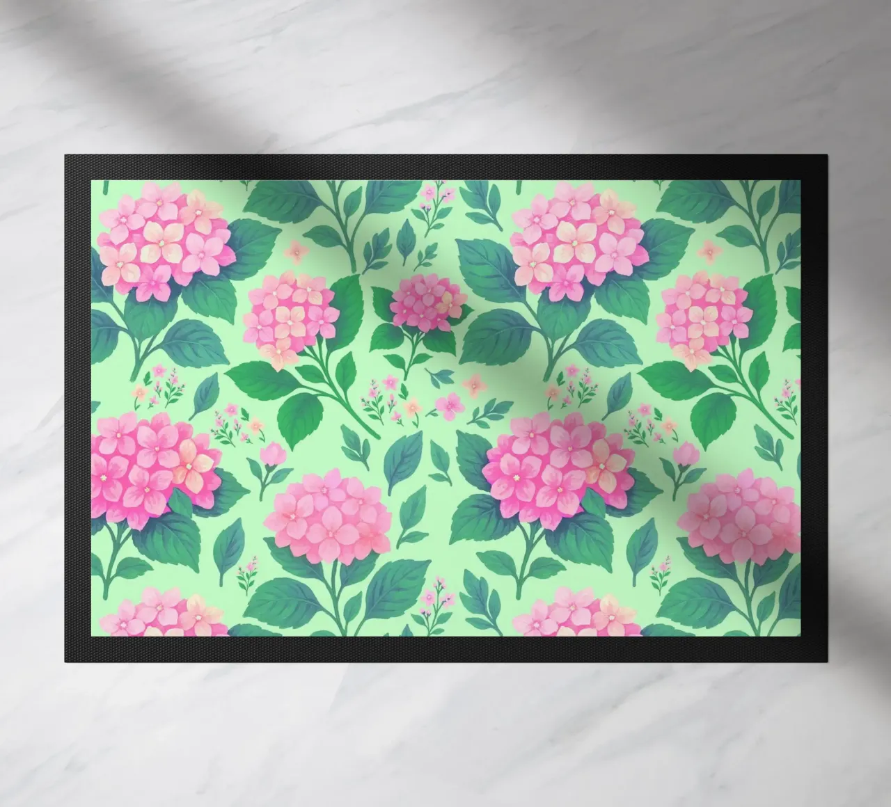 Ortensia rosa e verde zerbino da SilverPegasus