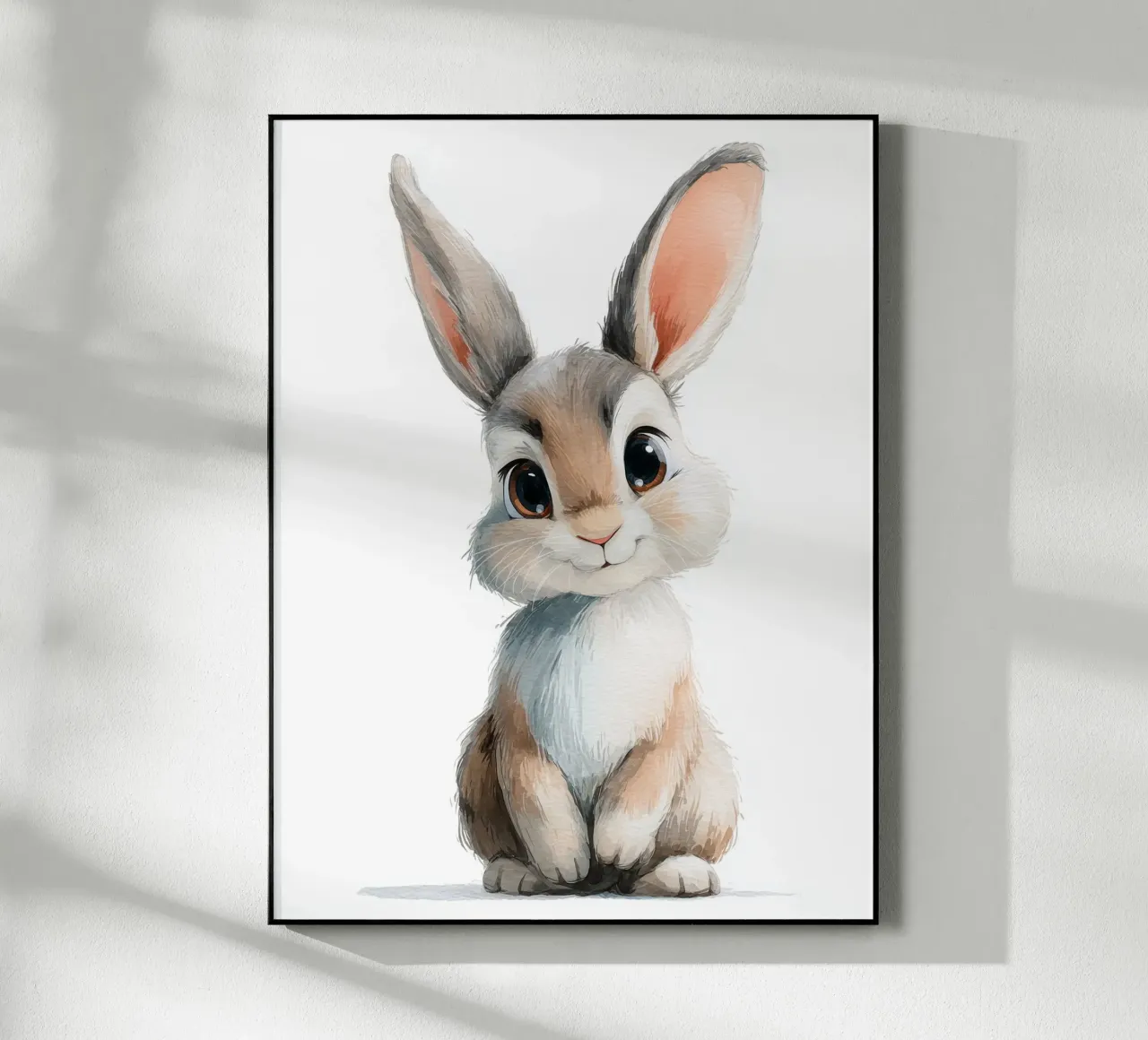 Poster di un coniglio carino plexiglass da Kid’s Dream