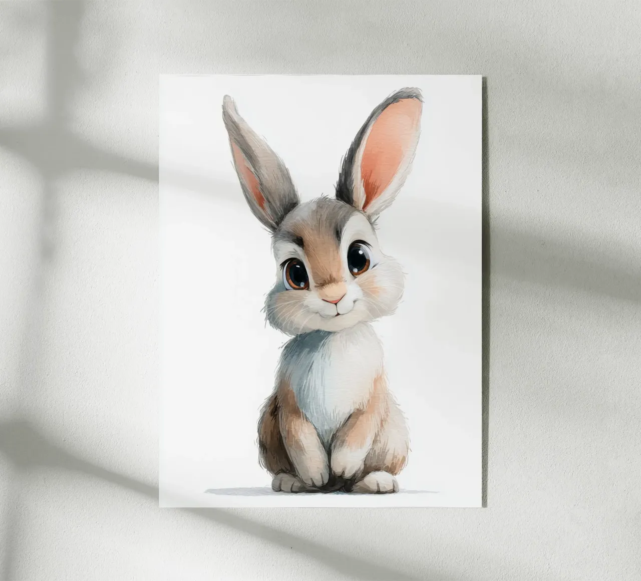 Poster di un coniglio carino plexiglass da Kid’s Dream