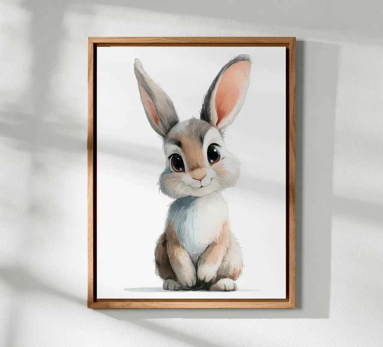 Poster di un coniglio carino alluminio dibond da Kid’s Dream