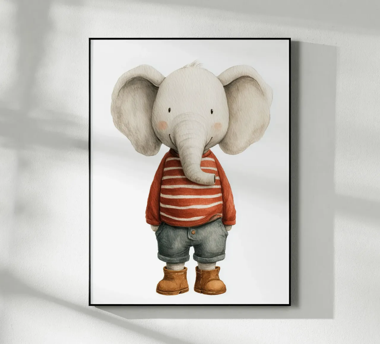 Poster di un simpatico elefante plexiglass da Kid’s Dream
