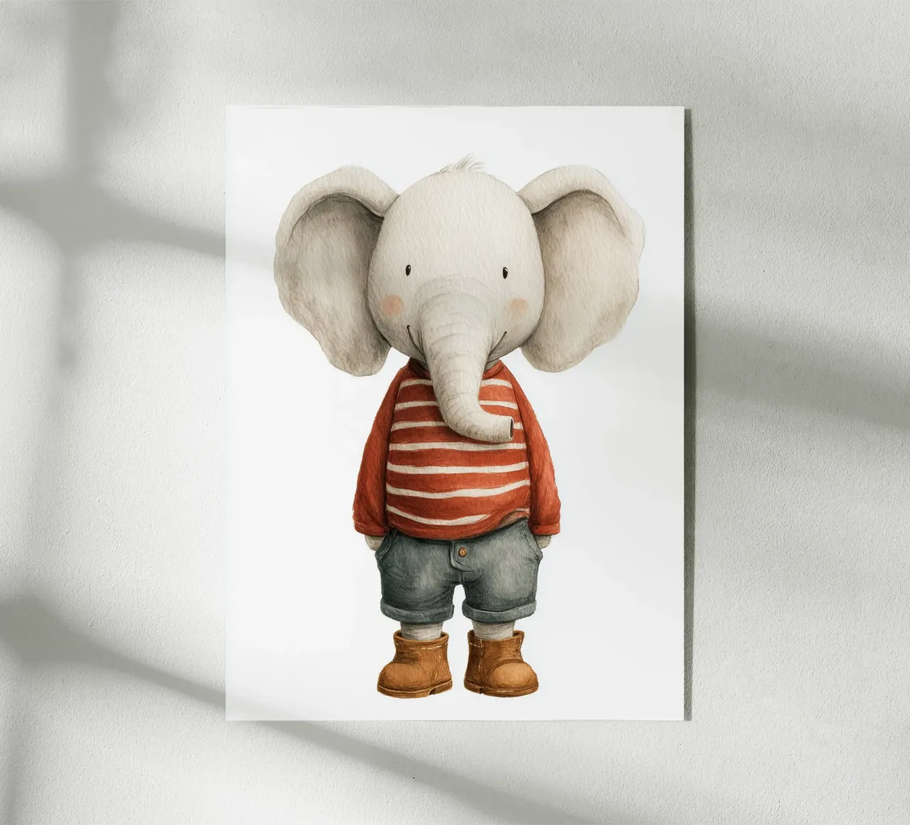 Poster di un simpatico elefante plexiglass da Kid’s Dream