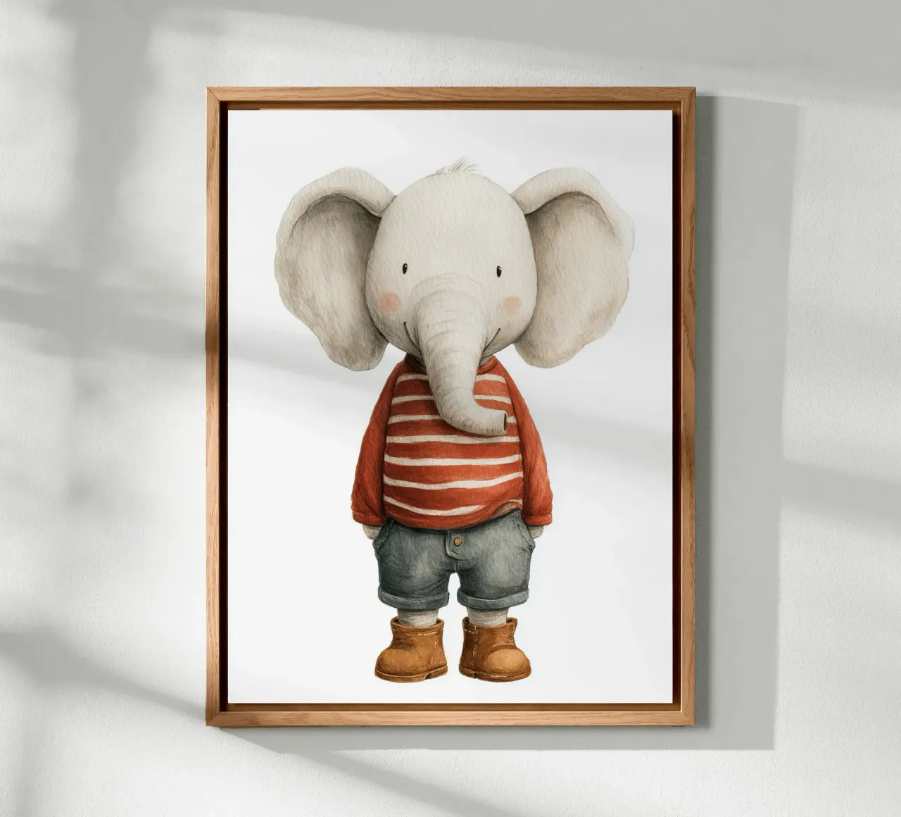 Poster di un simpatico elefante alluminio dibond da Kid’s Dream