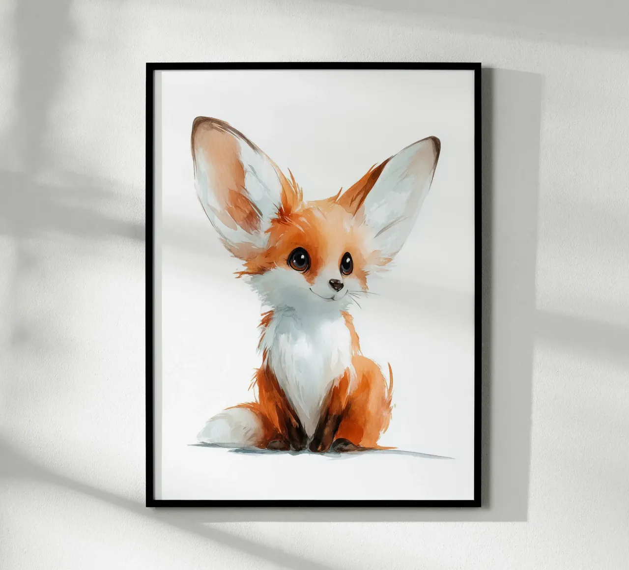 Poster fennec carino carta hahnemühle da Kid’s Dream