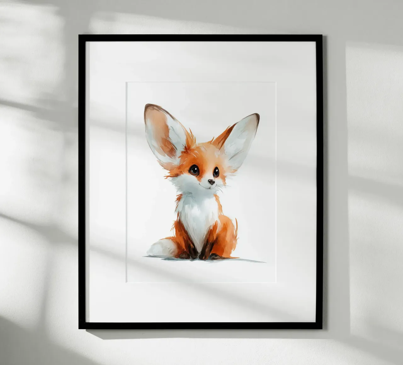 Poster fennec carino carta hahnemühle da Kid’s Dream