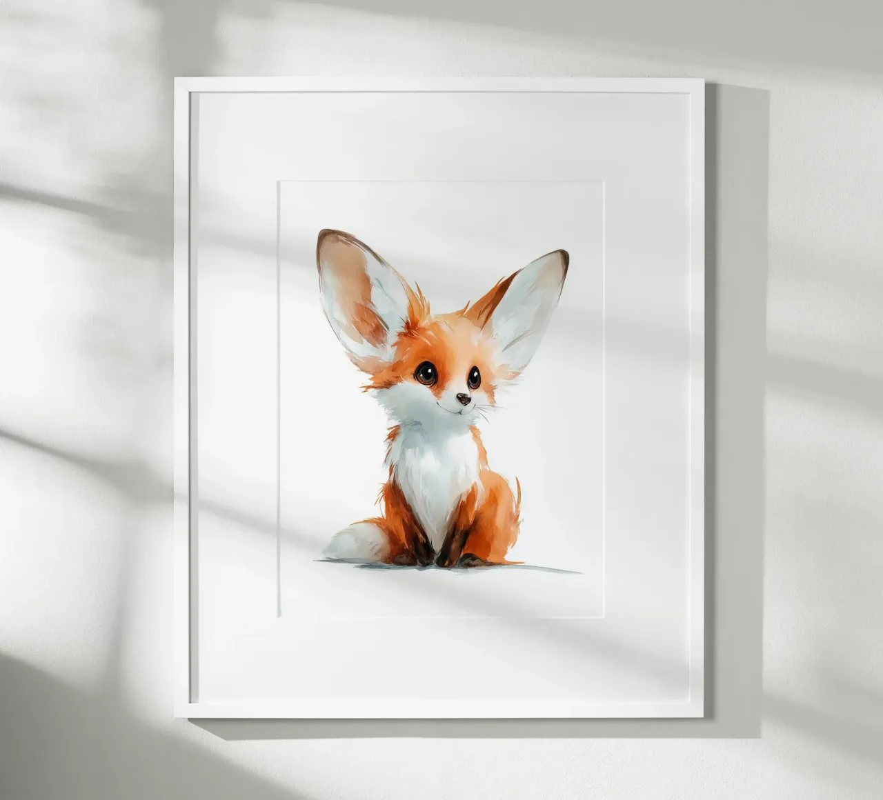 Poster fennec carino carta hahnemühle da Kid’s Dream