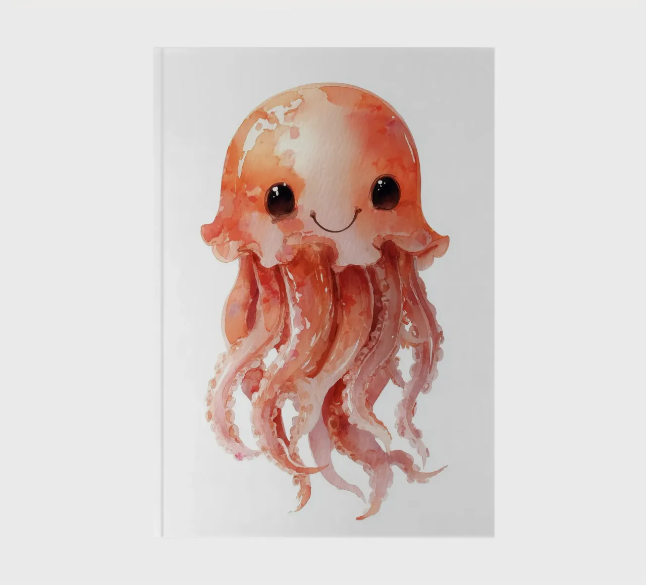 Smiling jellyfish poster notebook by Kid’s Dream