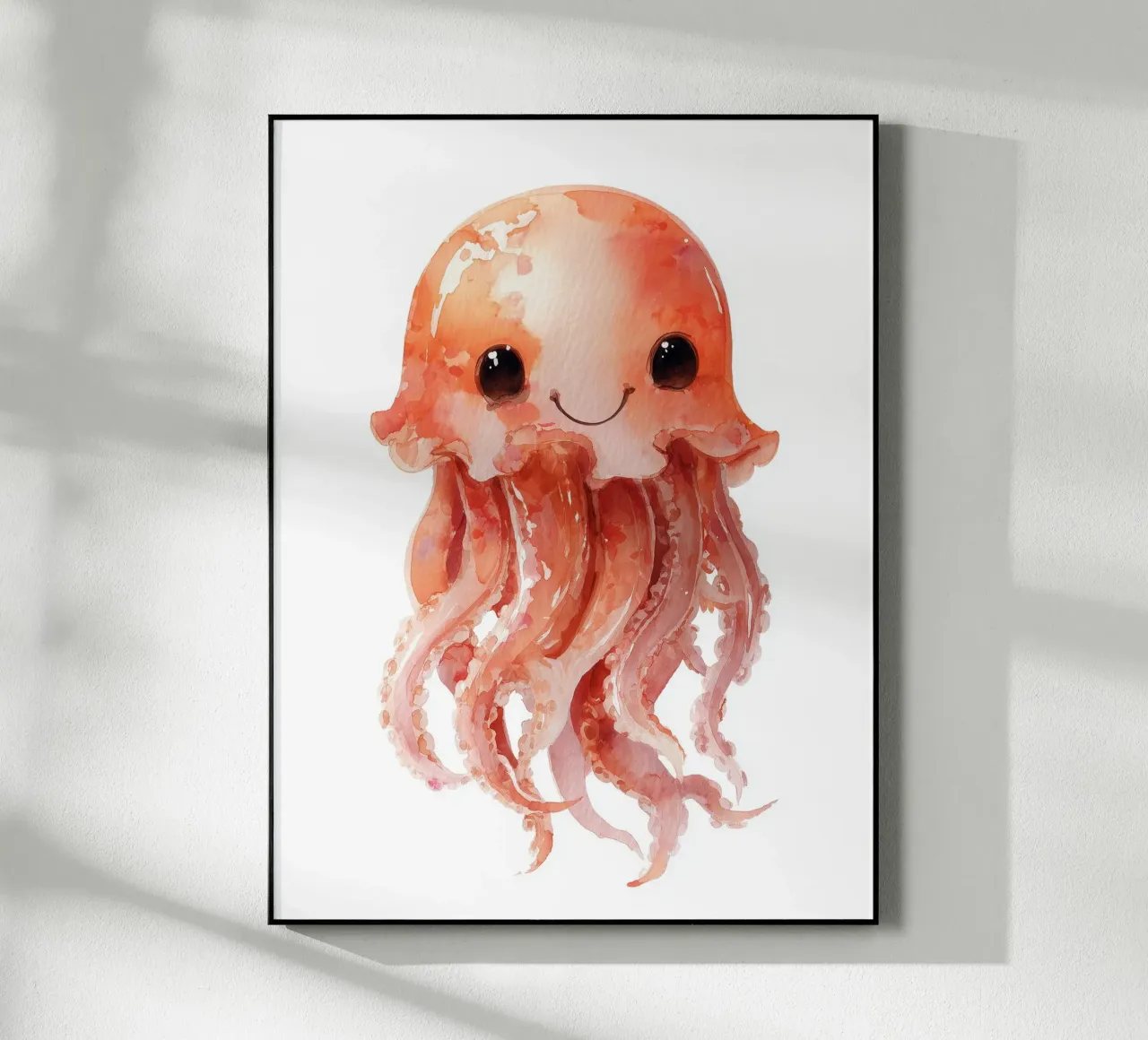Poster di medusa sorridente plexiglass da Kid’s Dream