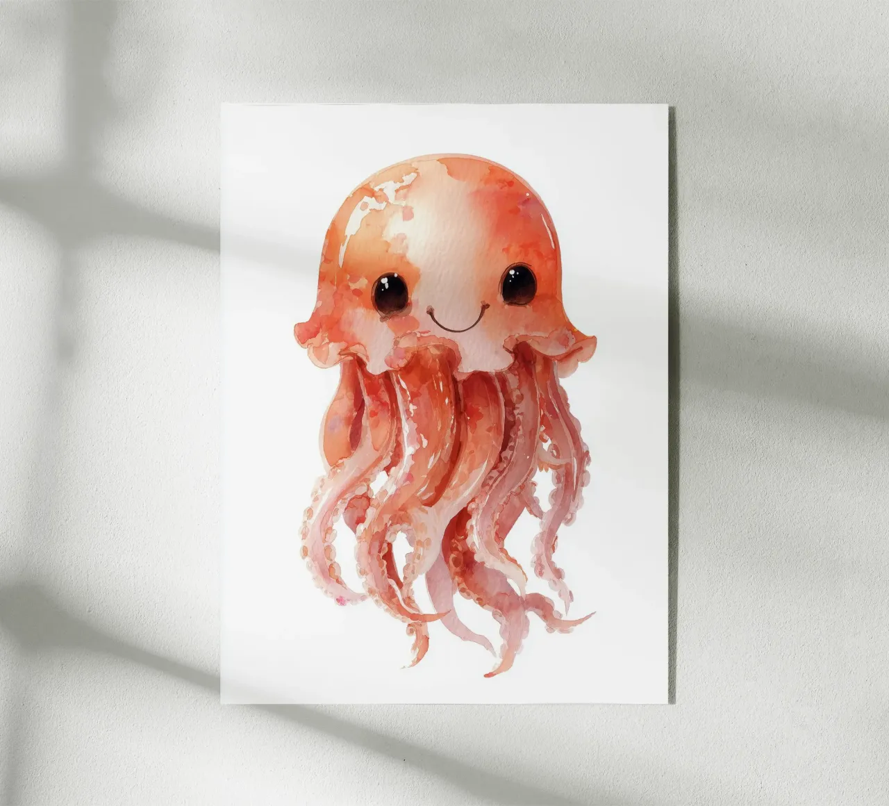 Poster di medusa sorridente plexiglass da Kid’s Dream