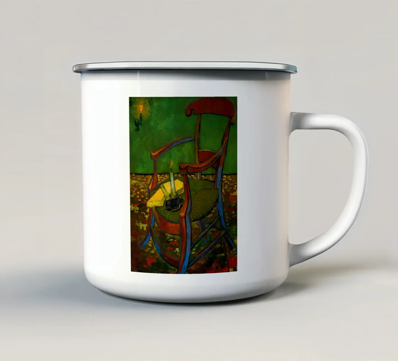 Vincent van Gogh - La poltrona di Paul Gauguin, 1888 tazza in smalto da William Store