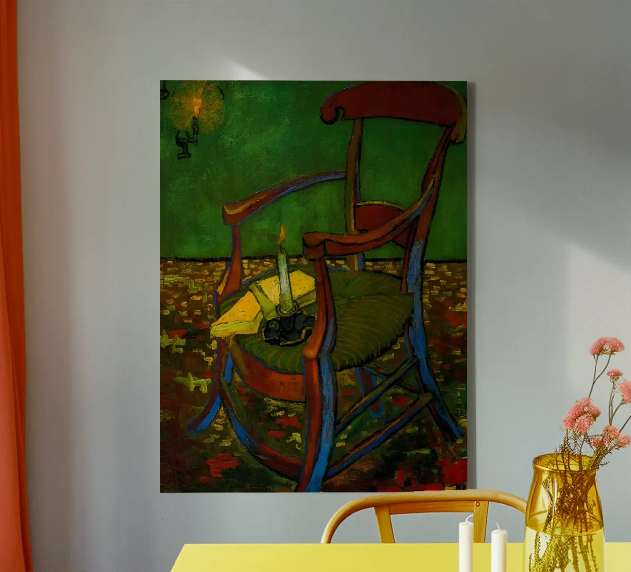 Vincent van Gogh - Sillón de Paul Gauguin, 1888 lienzo con Marco flotante de William Store