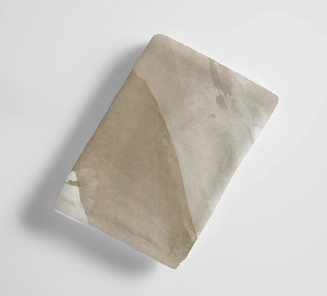 Pennellate astratte beige 2 asciugamano da bagno da NouveauPrints