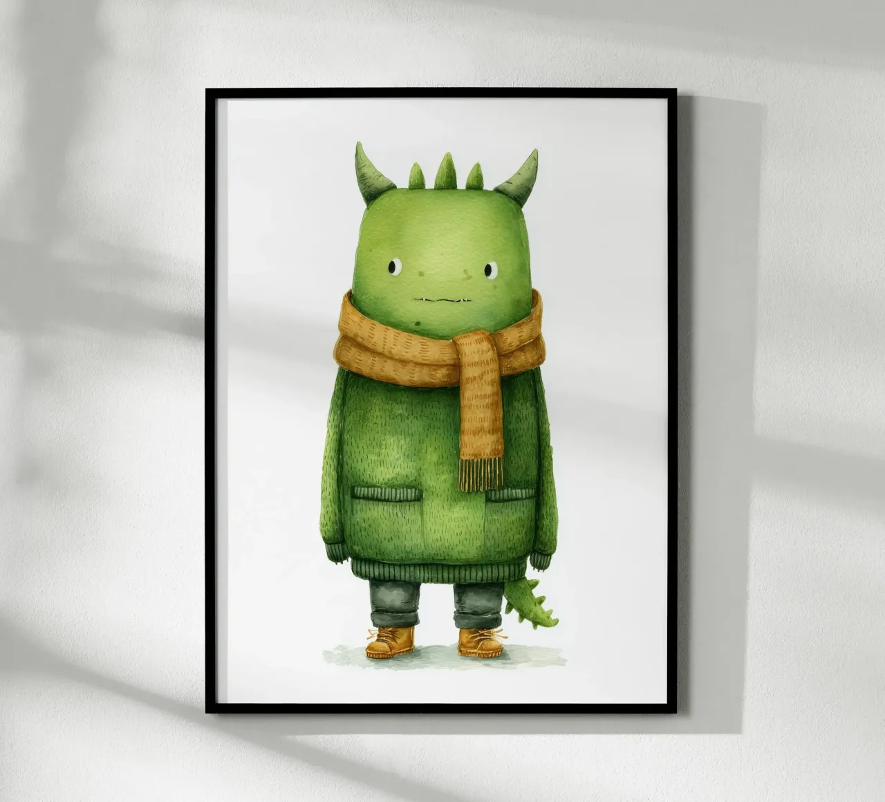 Poster del mostro verde carta hahnemühle da Kid’s Dream
