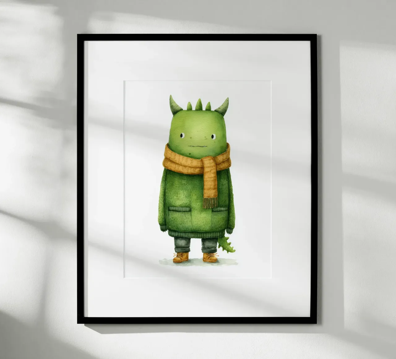 Poster del mostro verde carta hahnemühle da Kid’s Dream