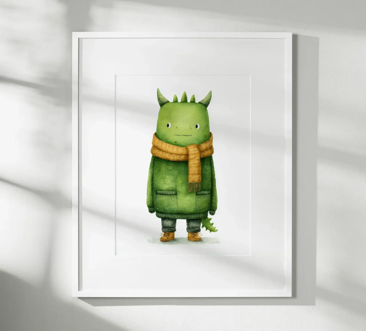 Poster del mostro verde carta hahnemühle da Kid’s Dream