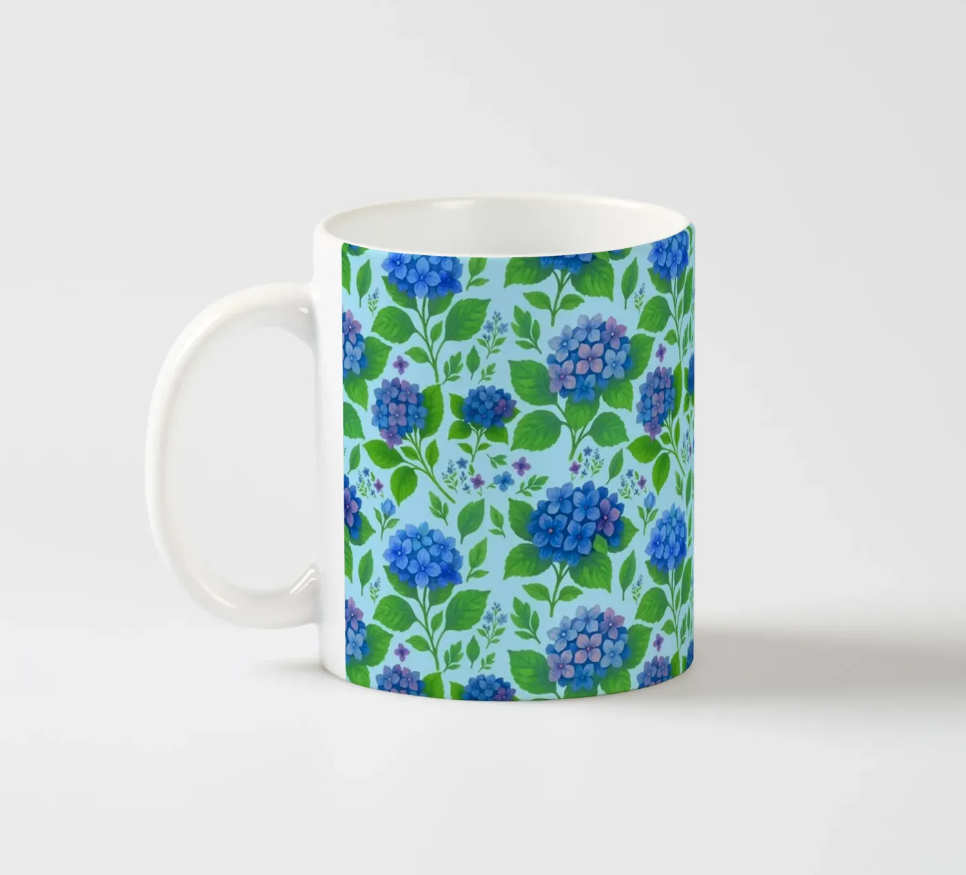 Ortensia blu tazza in ceramica da SilverPegasus