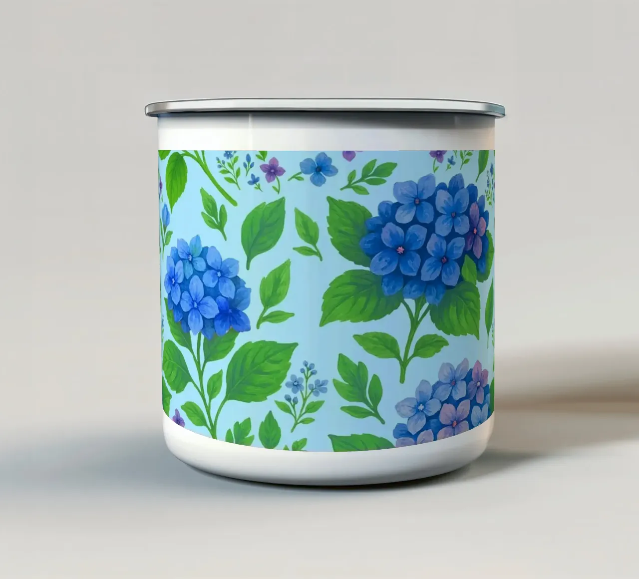 Ortensia blu tazza in smalto da SilverPegasus