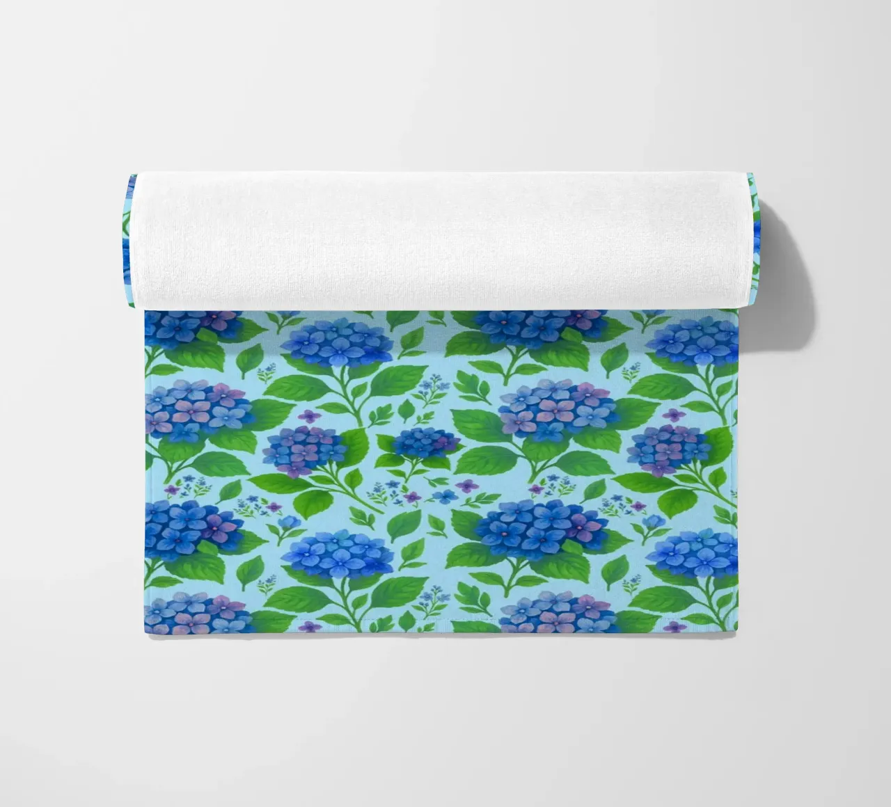 Ortensia blu telo mare da SilverPegasus