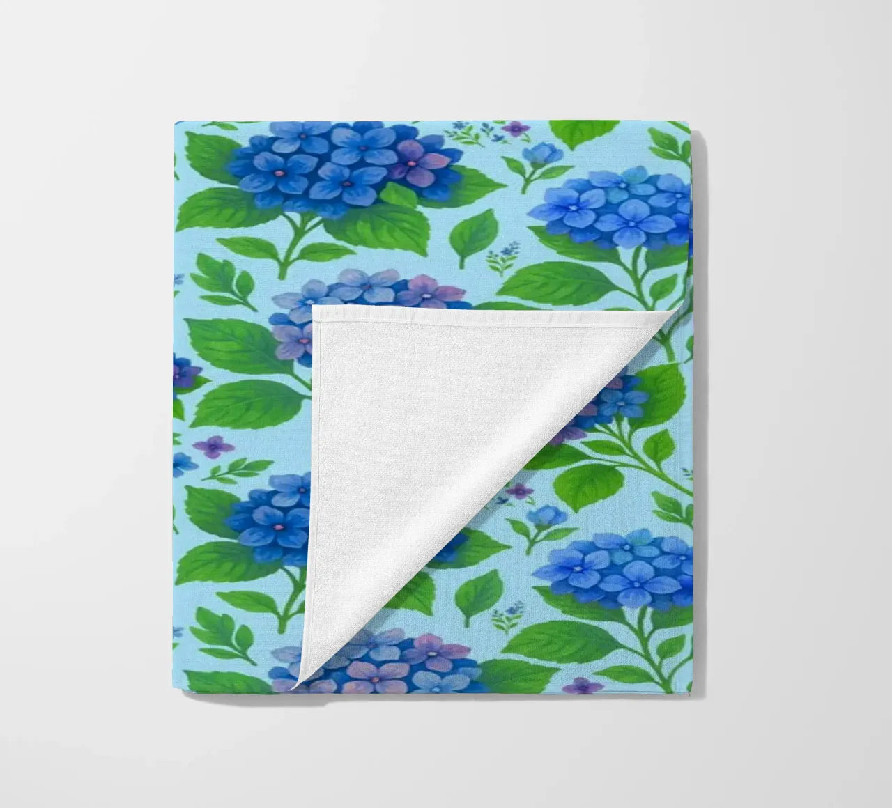 Ortensia blu telo mare da SilverPegasus