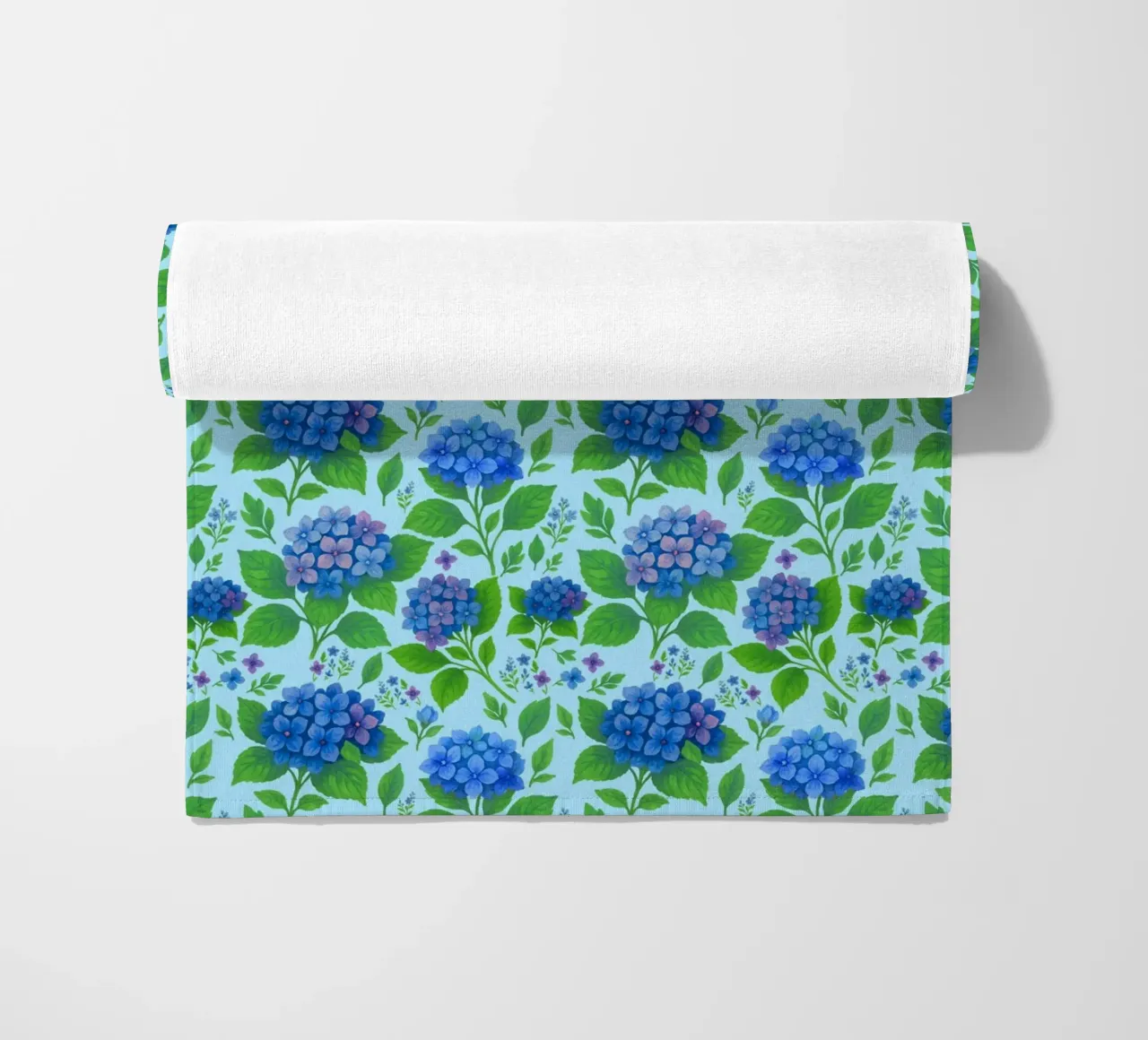 Ortensia blu telo mare da SilverPegasus