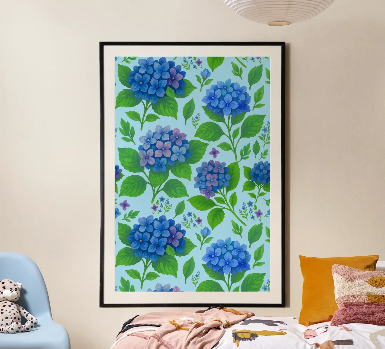 Hydrangea Blue poster da SilverPegasus