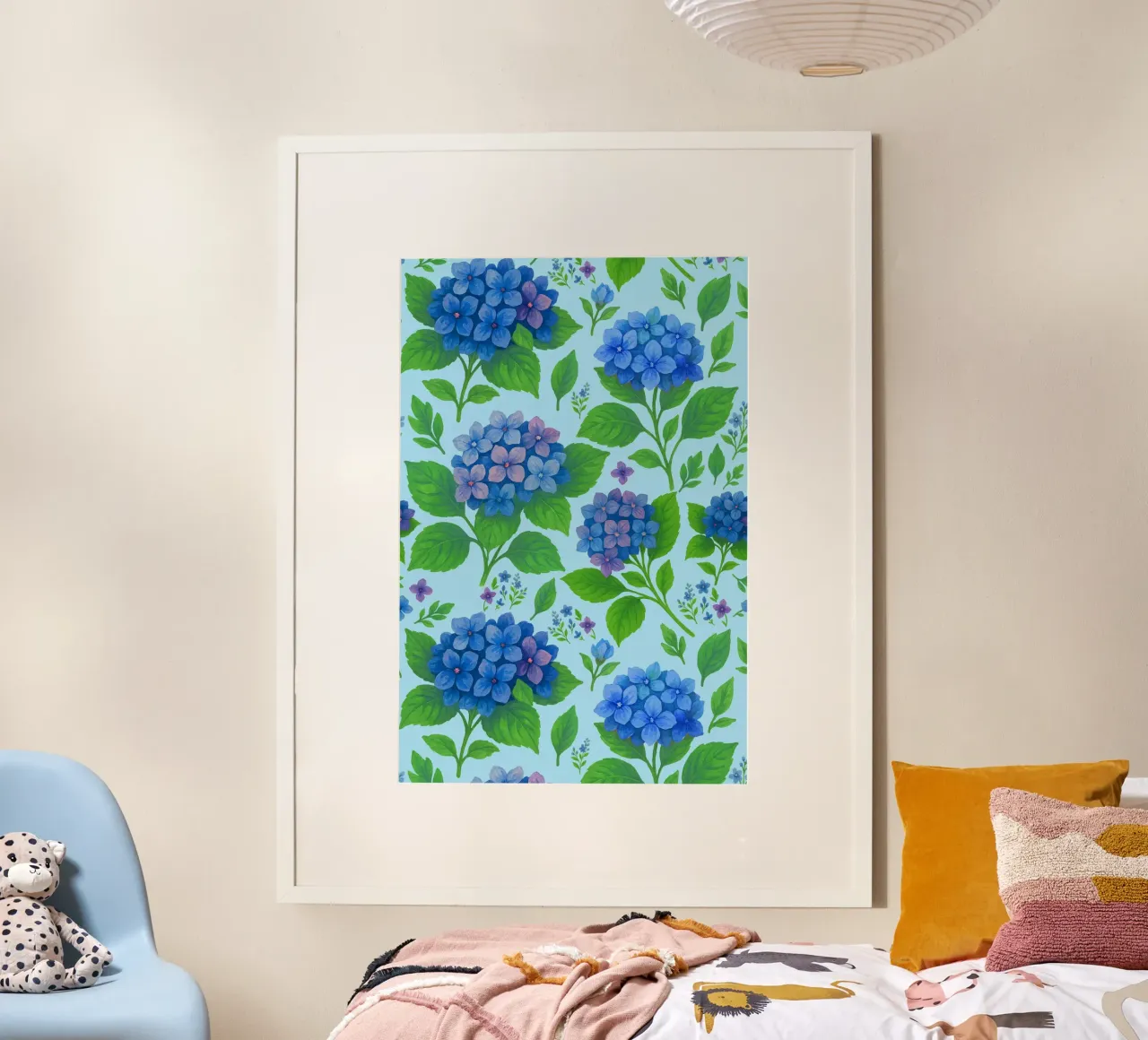 Hydrangea Blue poster da SilverPegasus