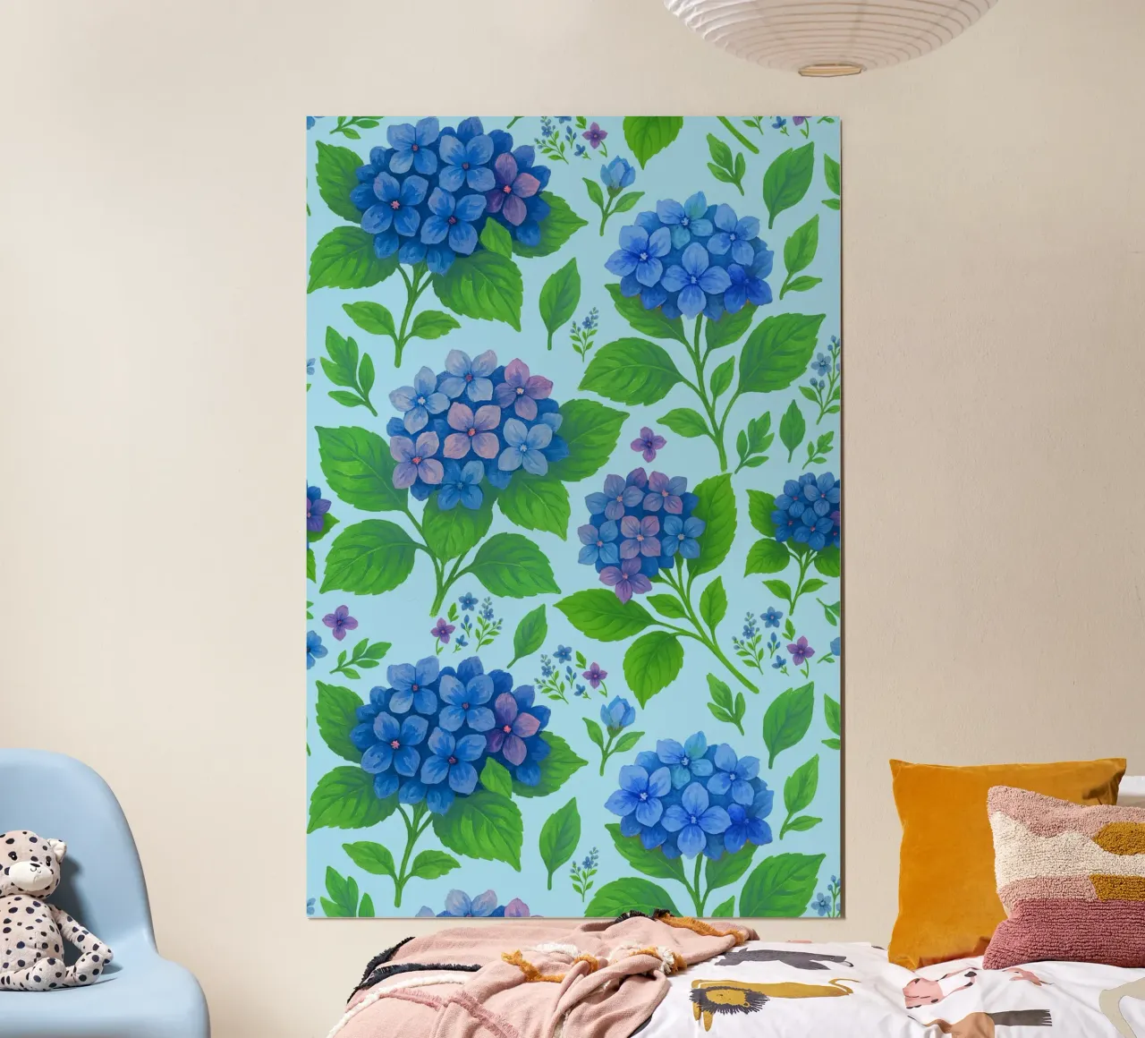 Hydrangea Blue poster da SilverPegasus