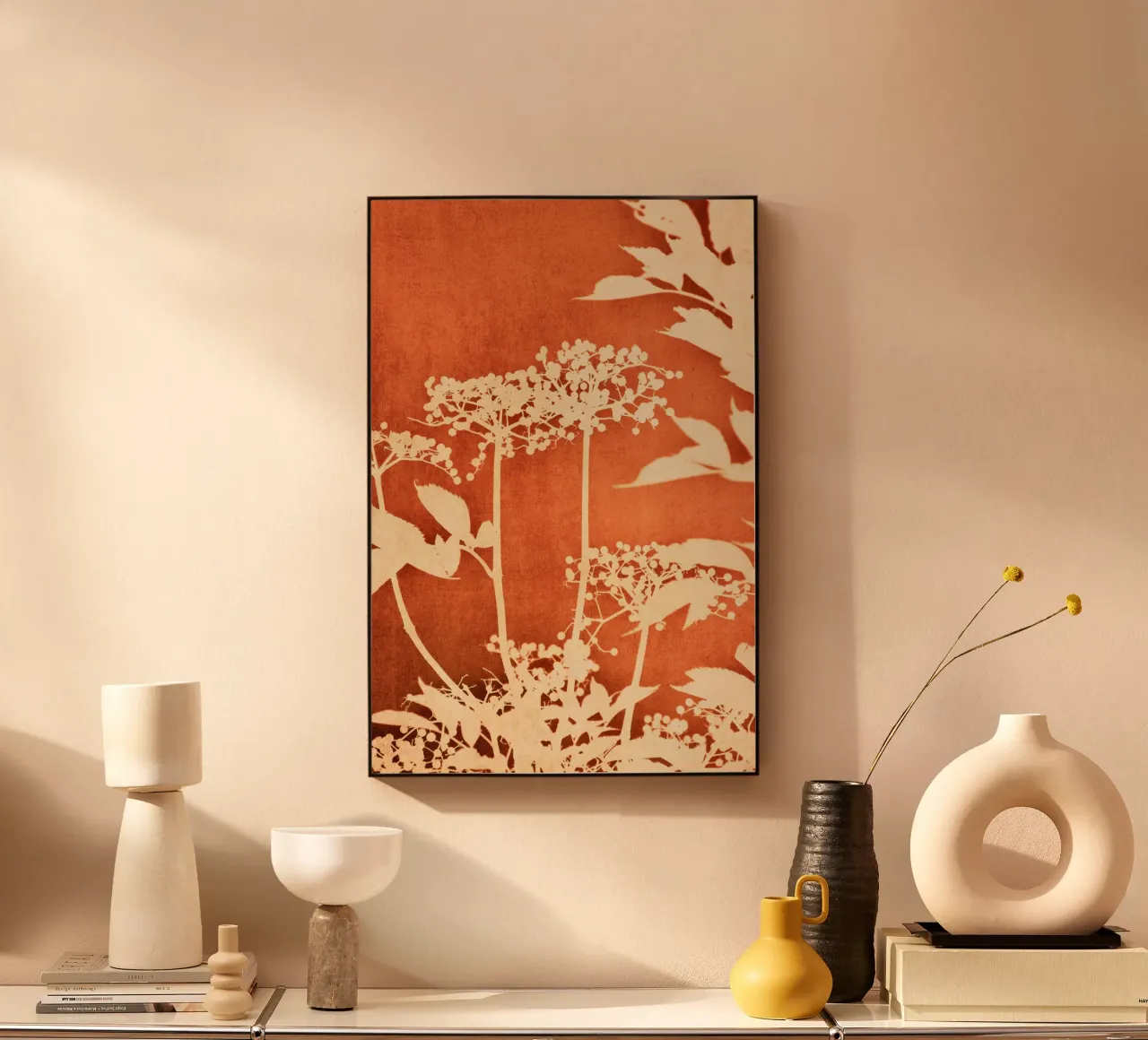botanical silhouettes plexiglass da Visuelle Poesie am Wegesrand