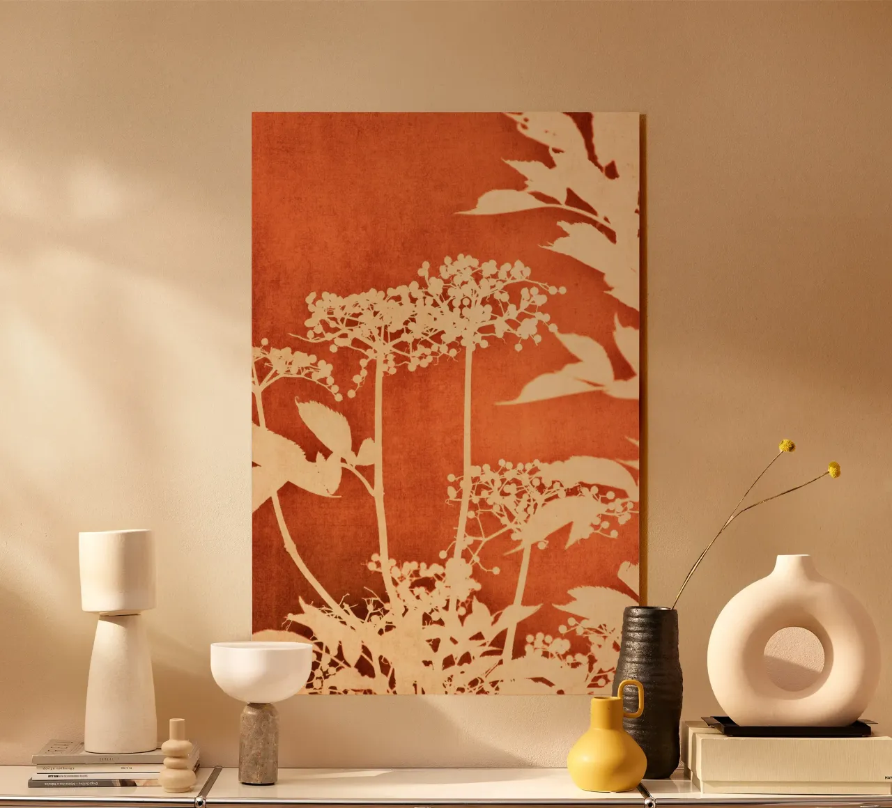 botanical silhouettes plexiglass da Visuelle Poesie am Wegesrand