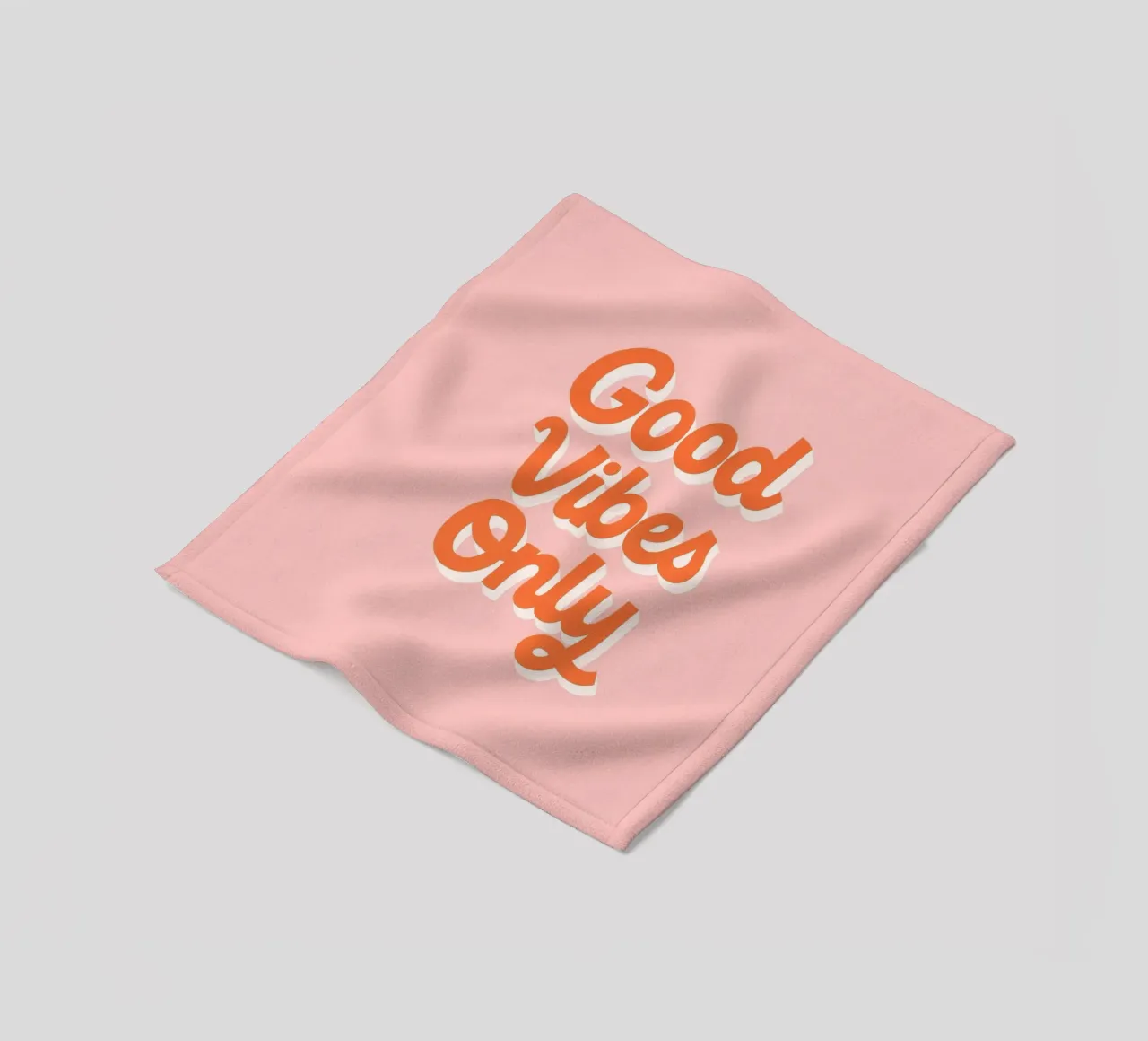 Good Vibes Only coperta in pile da PurePeachStudio