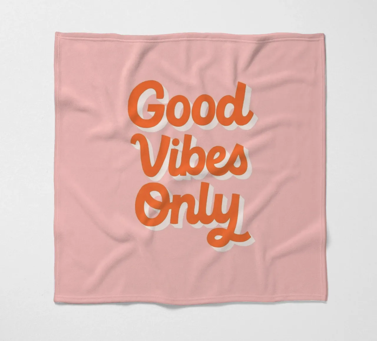 Good Vibes Only coperta in pile da PurePeachStudio
