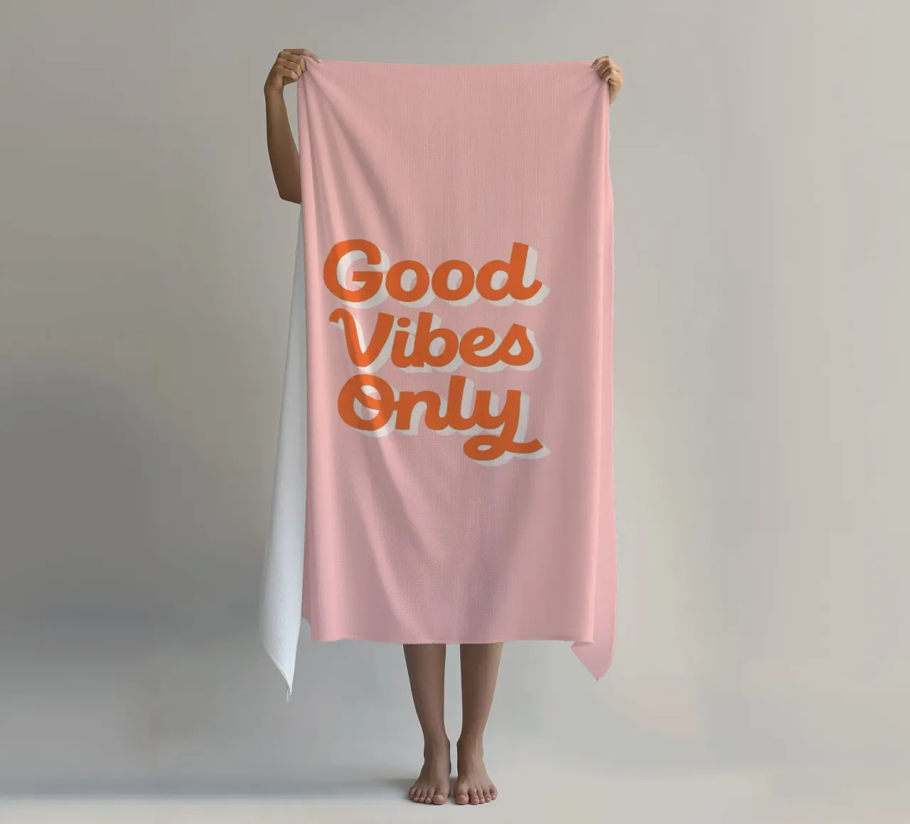 Good Vibes Only telo mare da PurePeachStudio