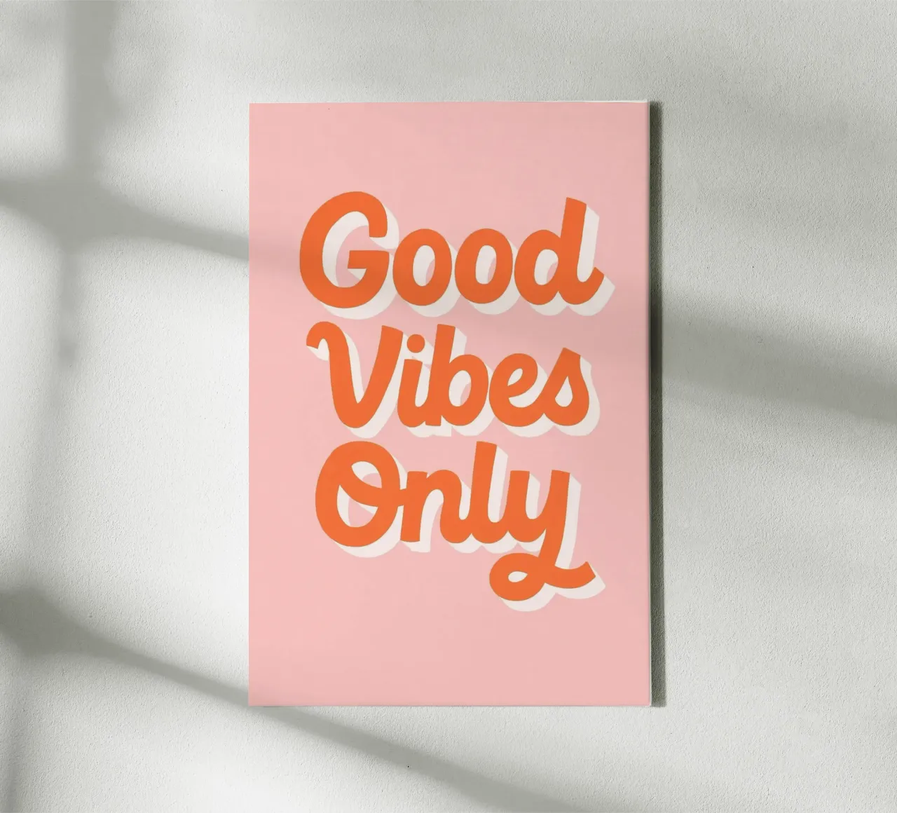 Good Vibes Only canvas by PurePeachStudio